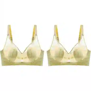 欧迪芬 超薄款大胸显小收副乳纯色文胸 女款