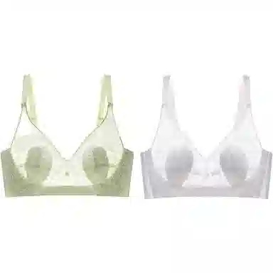 欧迪芬 超薄款大胸显小收副乳纯色文胸 女款