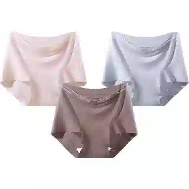 欧迪芬 全棉裆抑菌莫代尔简约三角裤高腰内裤 女款