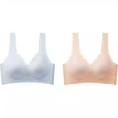 欧迪芬 超薄冰丝凉感纯色文胸 女款 组合装
