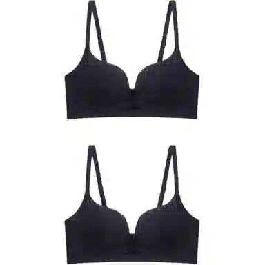 欧迪芬 聚拢提拉上托收副乳纯色文胸 女款 组合装