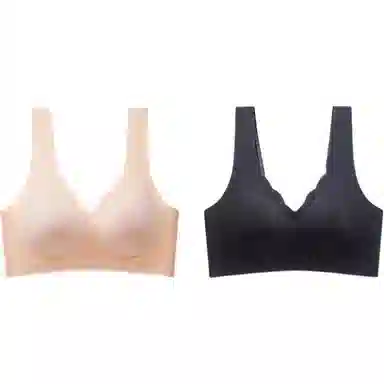 欧迪芬 超薄冰丝凉感纯色文胸 女款 组合装