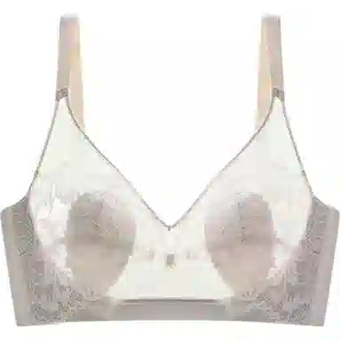 欧迪芬 超薄款大胸显小收副乳纯色文胸 女款