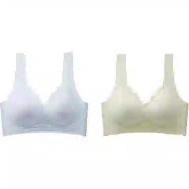 欧迪芬 超薄冰丝凉感纯色文胸 女款 组合装