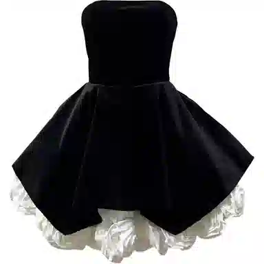 ONE SHALLOW Bustier Rose Dress