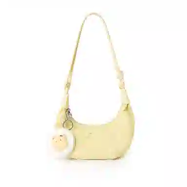 稻草人 小众设计毛绒镜子 高质感腋下高颜值休闲百搭软皮多巴胺少女包 合成革 单肩包斜挎包手提包 常规 女款 多色