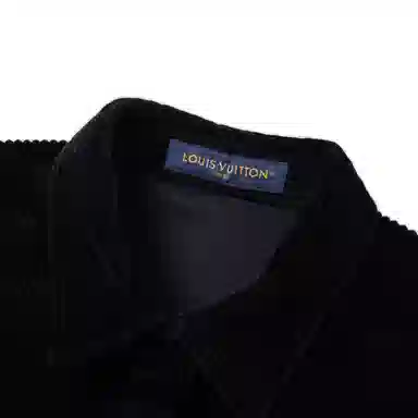 Louis Vuitton FW24 Logo Crystal Shirt Black