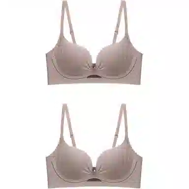欧迪芬 聚拢提拉上托收副乳纯色文胸 女款 组合装