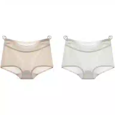 欧迪芬 冰丝超薄抗菌简约中腰内裤 女款 组合装
