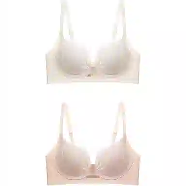 欧迪芬 聚拢提拉上托收副乳纯色文胸 女款 组合装