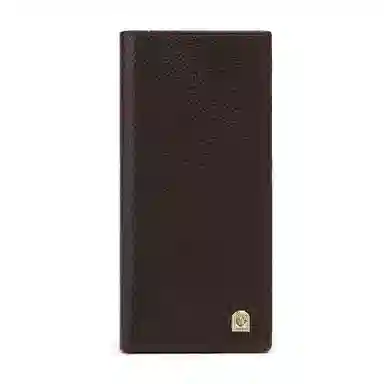 老人头 商务通勤个性百搭简约长款皮夹 头层牛皮 钱包 男款 黑色/啡色