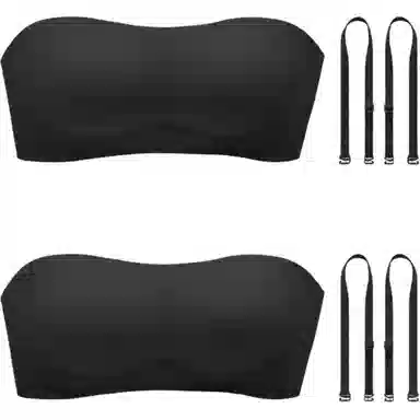 欧迪芬 无肩带防滑聚拢纯色文胸 女款