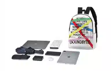 soundbyte Backpack White