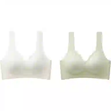 欧迪芬 超薄冰丝凉感纯色文胸 女款 组合装