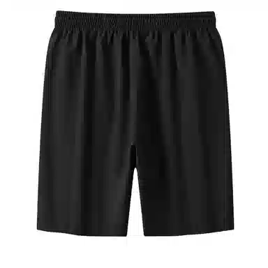 沐诚阳译 夏季冰爽凉感四面弹外穿五分裤休闲大裤衩速干沙滩裤运动短裤 男款