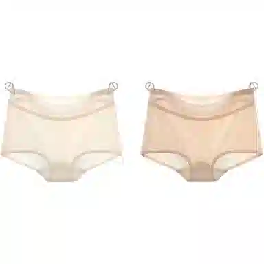 欧迪芬 冰丝超薄抗菌简约中腰内裤 女款 组合装