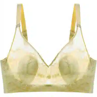 欧迪芬 超薄款大胸显小收副乳纯色文胸 女款