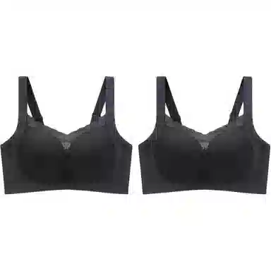 欧迪芬 大胸显小提拉防下垂纯色文胸 女款