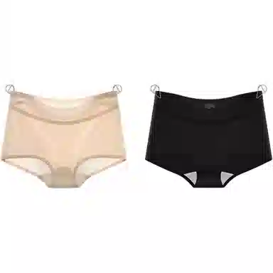欧迪芬 冰丝超薄抗菌简约中腰内裤 女款 组合装