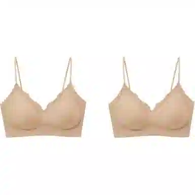 欧迪芬 薄款大胸显小软支撑文胸 女款 组合装