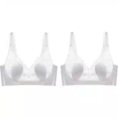 欧迪芬 超薄款大胸显小收副乳纯色文胸 女款