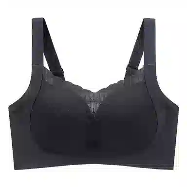 欧迪芬 大胸显小提拉防下垂纯色文胸 女款