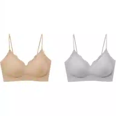 欧迪芬 薄款大胸显小软支撑文胸 女款 组合装