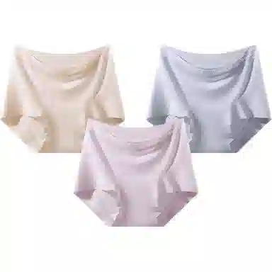 欧迪芬 全棉裆抑菌莫代尔简约三角裤高腰内裤 女款