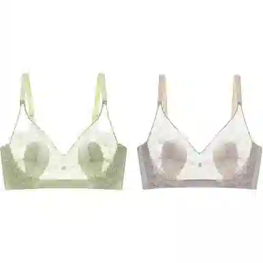 欧迪芬 超薄款大胸显小收副乳纯色文胸 女款