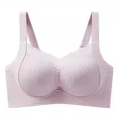 欧迪芬 大胸显小提拉防下垂纯色文胸 女款