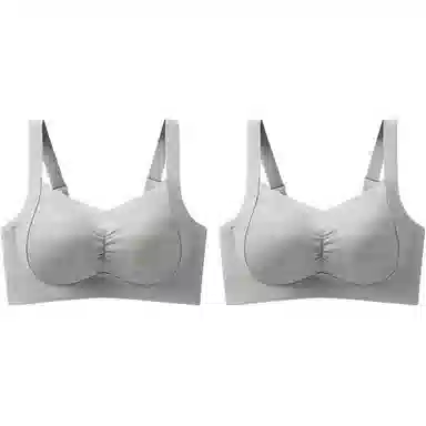 欧迪芬 大胸显小提拉防下垂纯色文胸 女款