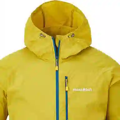 MONTBELL Letter Zip Hoodie Jacket Men