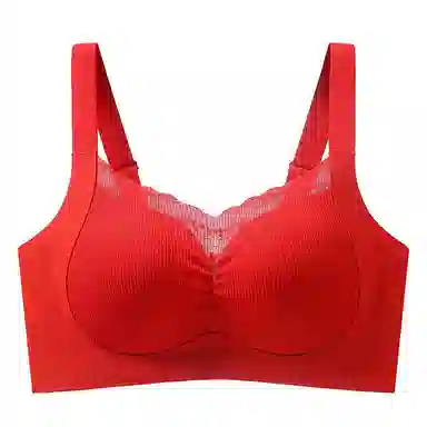 欧迪芬 大胸显小提拉防下垂纯色文胸 女款