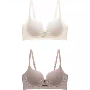 欧迪芬 聚拢提拉上托收副乳纯色文胸 女款 组合装