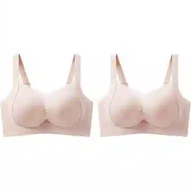 欧迪芬 大胸显小提拉防下垂纯色文胸 女款