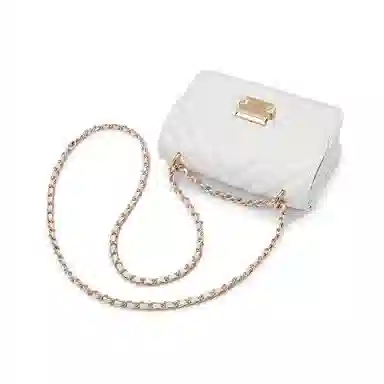 老人头 小香风菱格气质简约时尚 合成革 单肩包 女款 多色