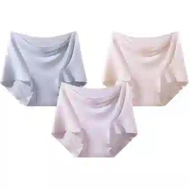 欧迪芬 全棉裆抑菌莫代尔简约三角裤高腰内裤 女款