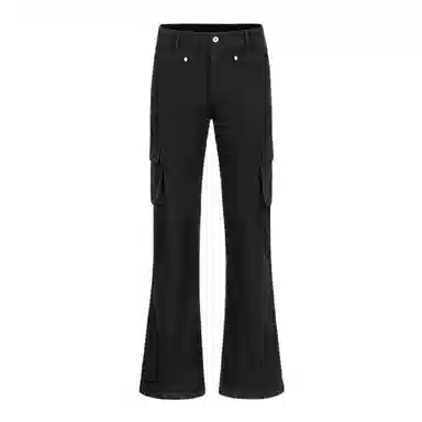 布客行 美式复古潮牌多口袋迷彩裤 微喇直筒阔腿多种版型可选 时尚百搭显高显瘦牛仔裤 男女同款