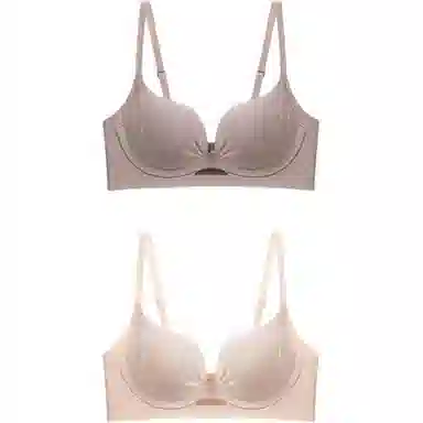 欧迪芬 聚拢提拉上托收副乳纯色文胸 女款 组合装