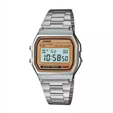 Casio A158WEA-9 Redline Gold