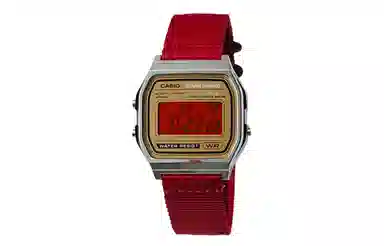 Casio A158WEA-9 Redline Gold