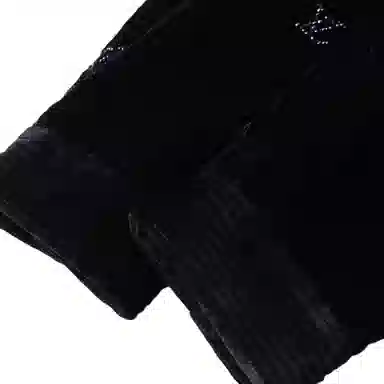 Louis Vuitton FW24 Logo Crystal Shirt Black