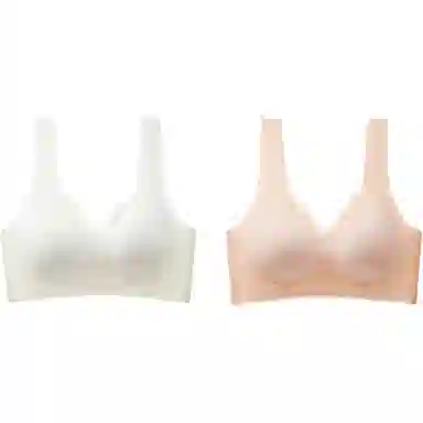 欧迪芬 超薄冰丝凉感纯色文胸 女款 组合装