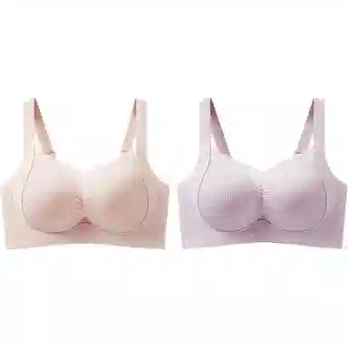 欧迪芬 大胸显小提拉防下垂纯色文胸 女款