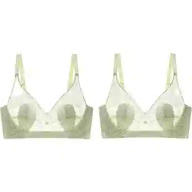 欧迪芬 超薄款大胸显小收副乳纯色文胸 女款