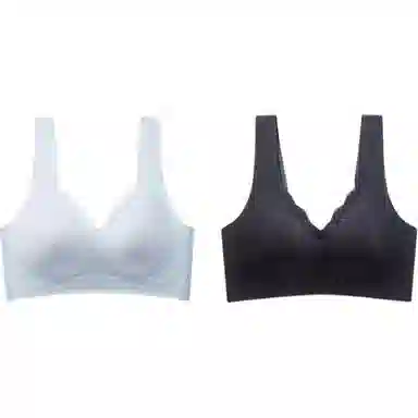 欧迪芬 超薄冰丝凉感纯色文胸 女款 组合装