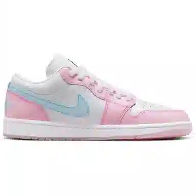 Jordan Air Jordan 1 Low "White/Pink Foam/Glacier Blue"