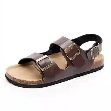 果洛菲 外穿软木潮流百搭 罗马凉鞋 男女同款