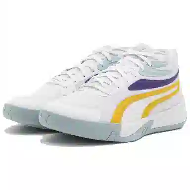 PUMA Court Pro White Yellow Purple
