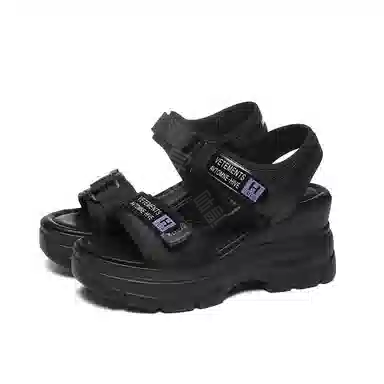 金丝兔 网布 潮流时尚舒适百搭厚底 沙滩凉鞋 女款